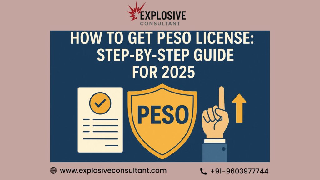 Explosive Consultant Services in 2025 for PESO and safety compliance